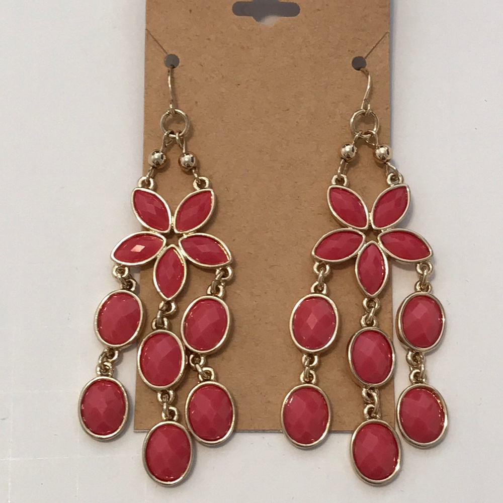 NWOT Floral Earrings